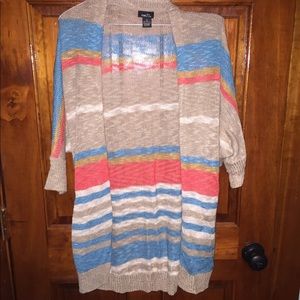Rue21 Striped Cardigan